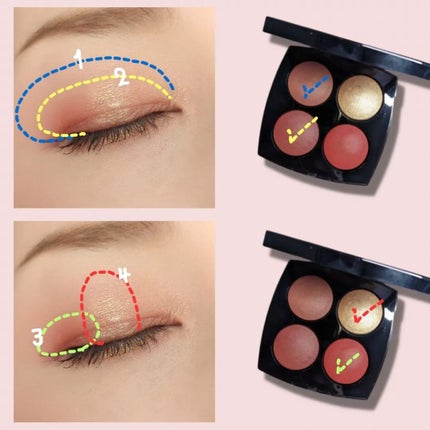 レ キャトル ルージュ ユー エ ジュ 958/CHANEL/アイシャドウパレットを使ったクチコミ(3枚目)