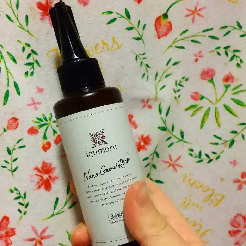 ナノグロウリッチ/iqumore/頭皮ローションを使ったクチコミ（1枚目）