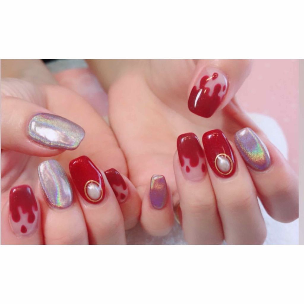 いづみ on LIPS 「#いづみのネイル#ジェルネイル#ネイルデザイン#サロンネイル#..」(1枚目)