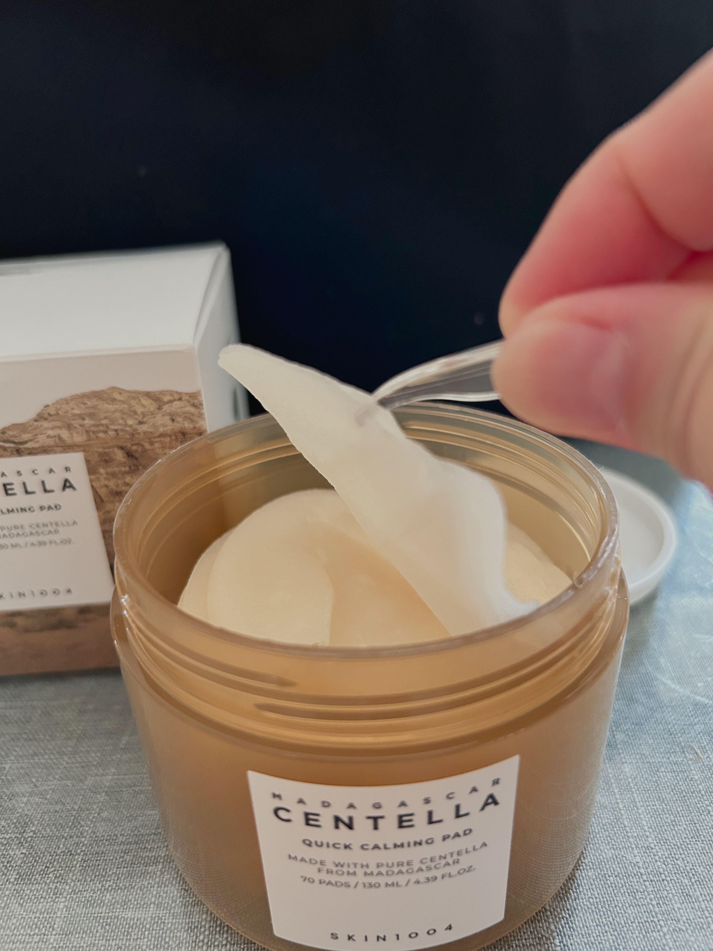 センテラ クイックカーミングパッド/SKIN1004/トナーパッドを使ったクチコミ（2枚目）