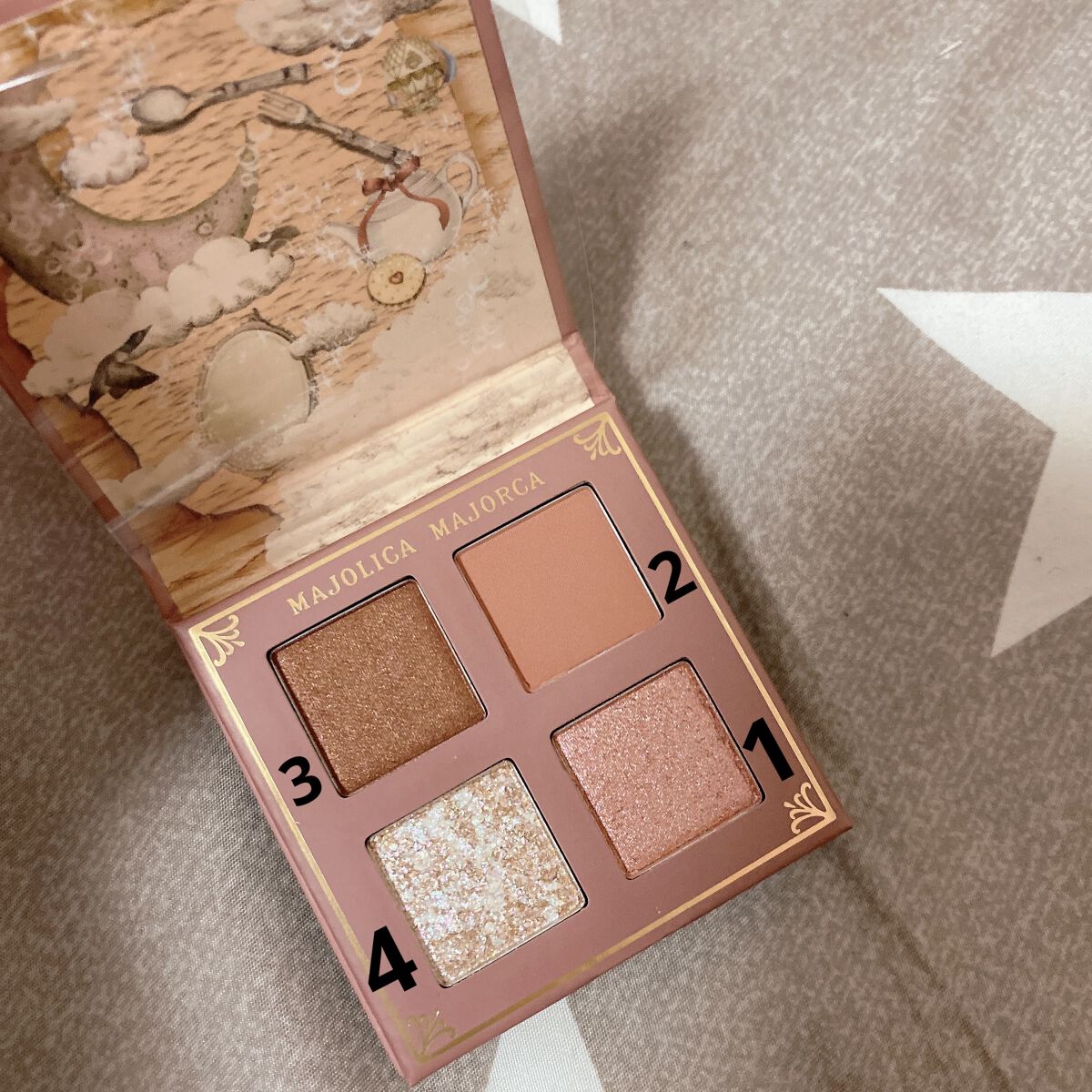 シャドーフラッシュ /MAJOLICA MAJORCA/アイシャドウパレットを使ったクチコミ（1枚目）