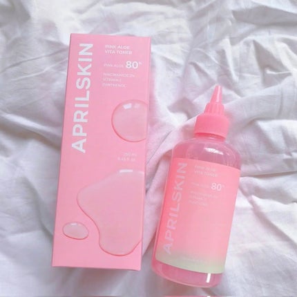 ピンクアロエビタトナー/APRILSKIN/化粧水を使ったクチコミ(1枚目)