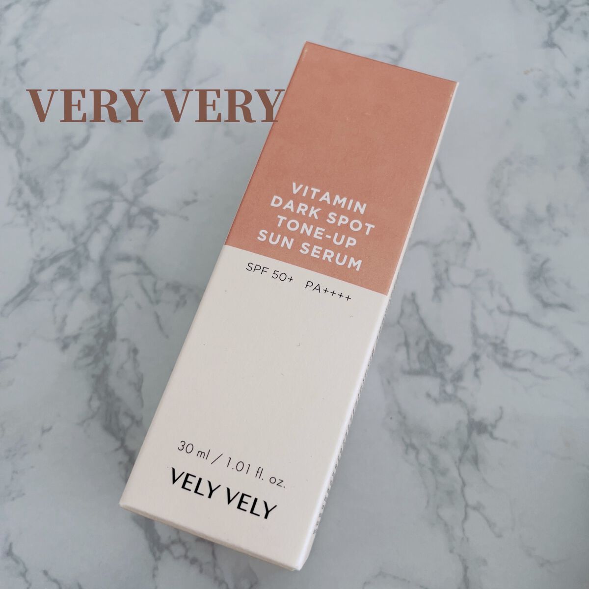 ビタミントーンアップサンセラム/VELY VELY/日焼け止めローションを使ったクチコミ（2枚目）