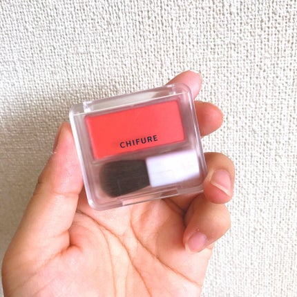 チーク カラー(ブラシ付)/ちふれ/パウダーチークを使ったクチコミ(1枚目)