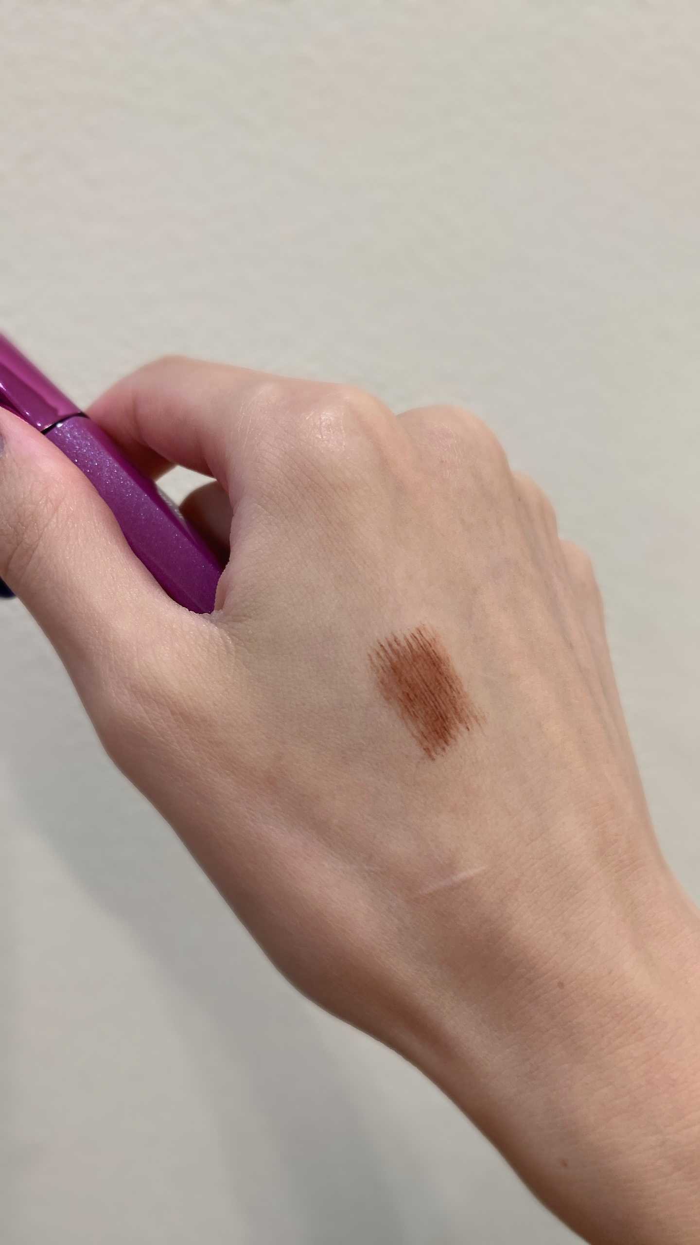 「塗るつけまつげ」自まつげ際立てタイプ ピンクカヌレ（数量限定色）/デジャヴュ/マスカラを使ったクチコミ（3枚目）