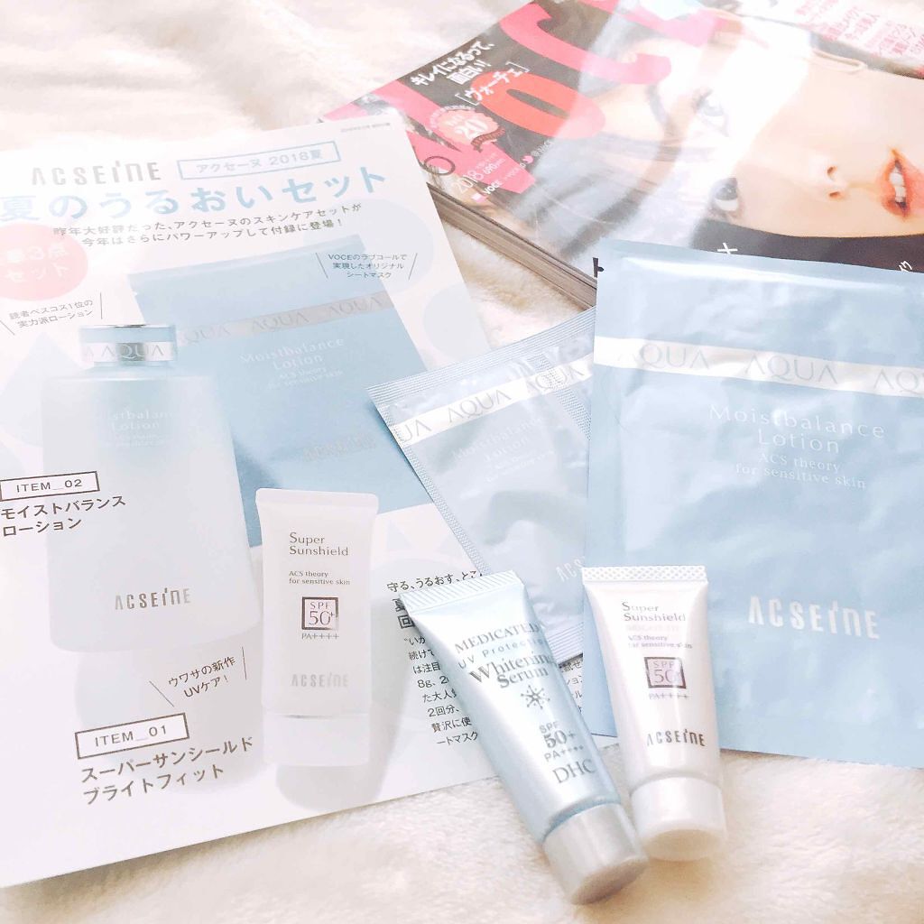 モイストバランス ローション/ACSEINE/化粧水を使ったクチコミ(1枚目)