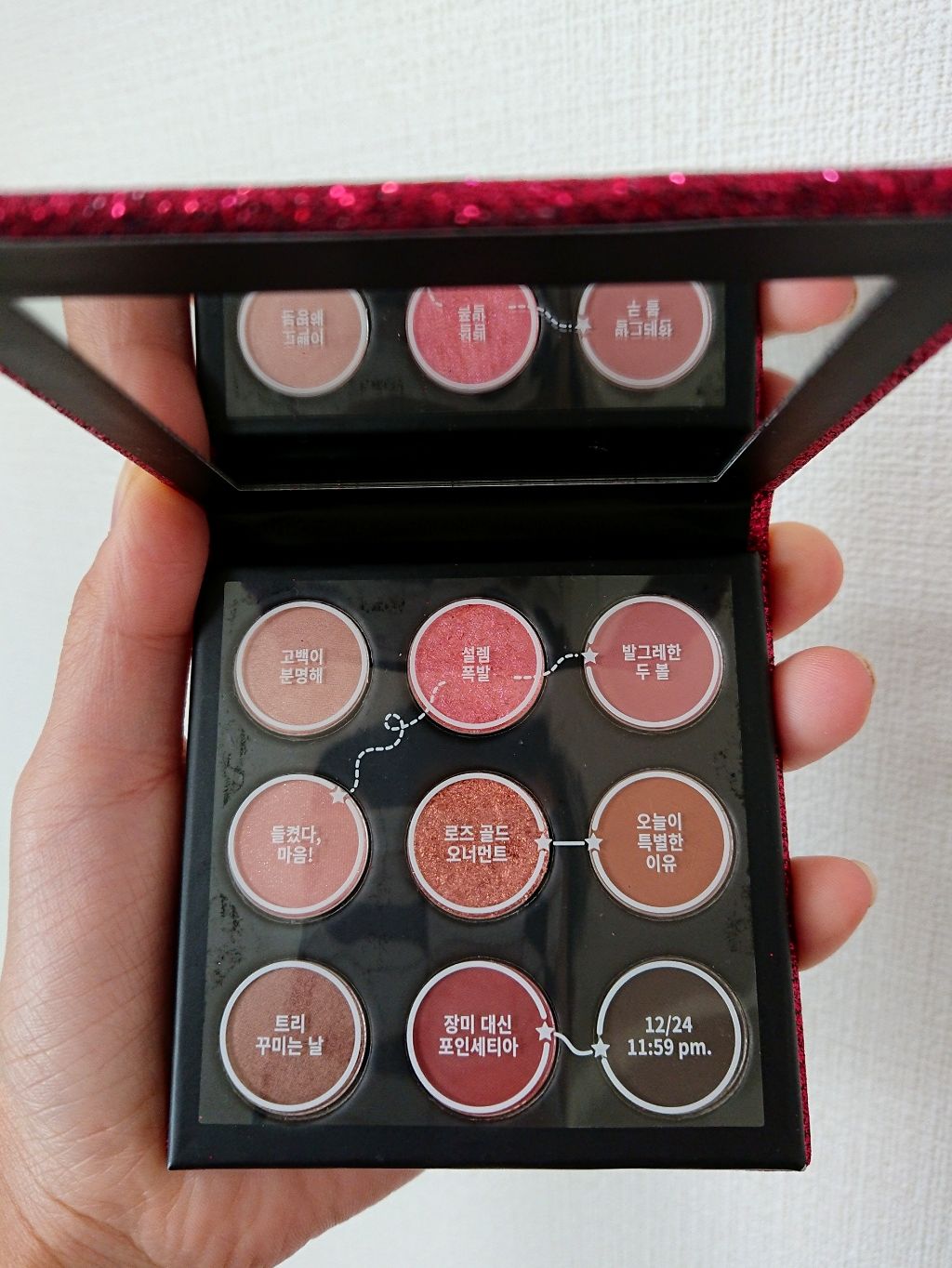 タイニートゥインクル カラーアイズ/ETUDE/アイシャドウパレットを使ったクチコミ（2枚目）