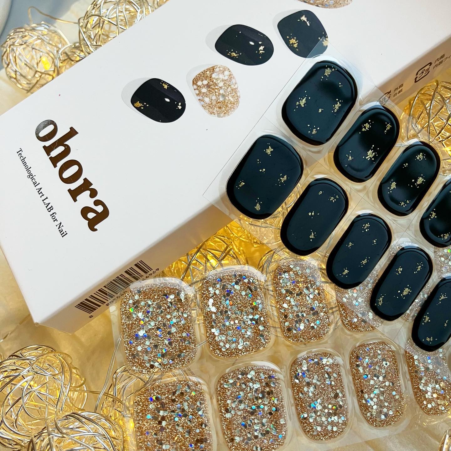 セミキュアジェルネイル（ハンド）/ohora/ネイルシールを使ったクチコミ（1枚目）