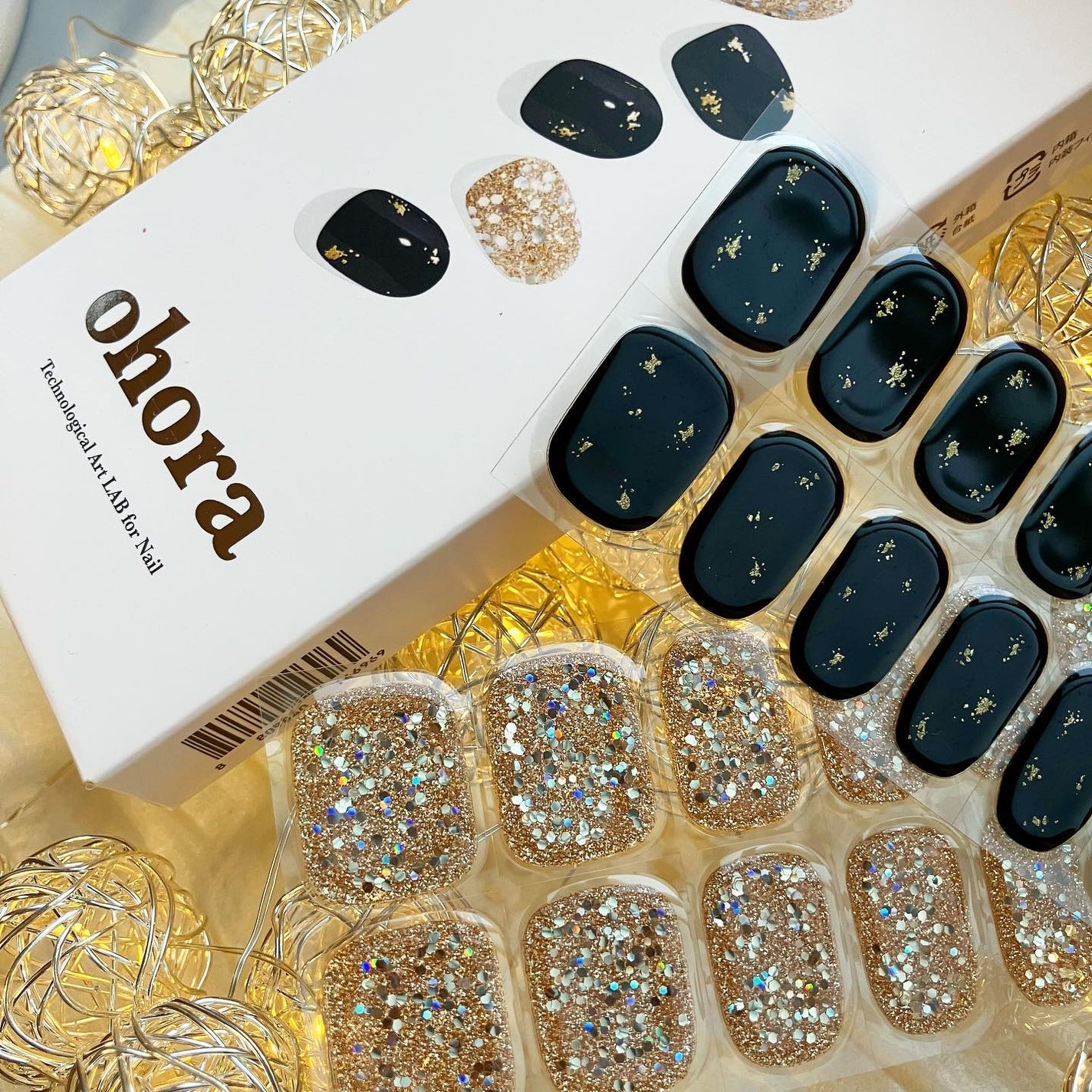 セミキュアジェルネイル(ハンド)/ohora/ネイルシールを使ったクチコミ(1枚目)