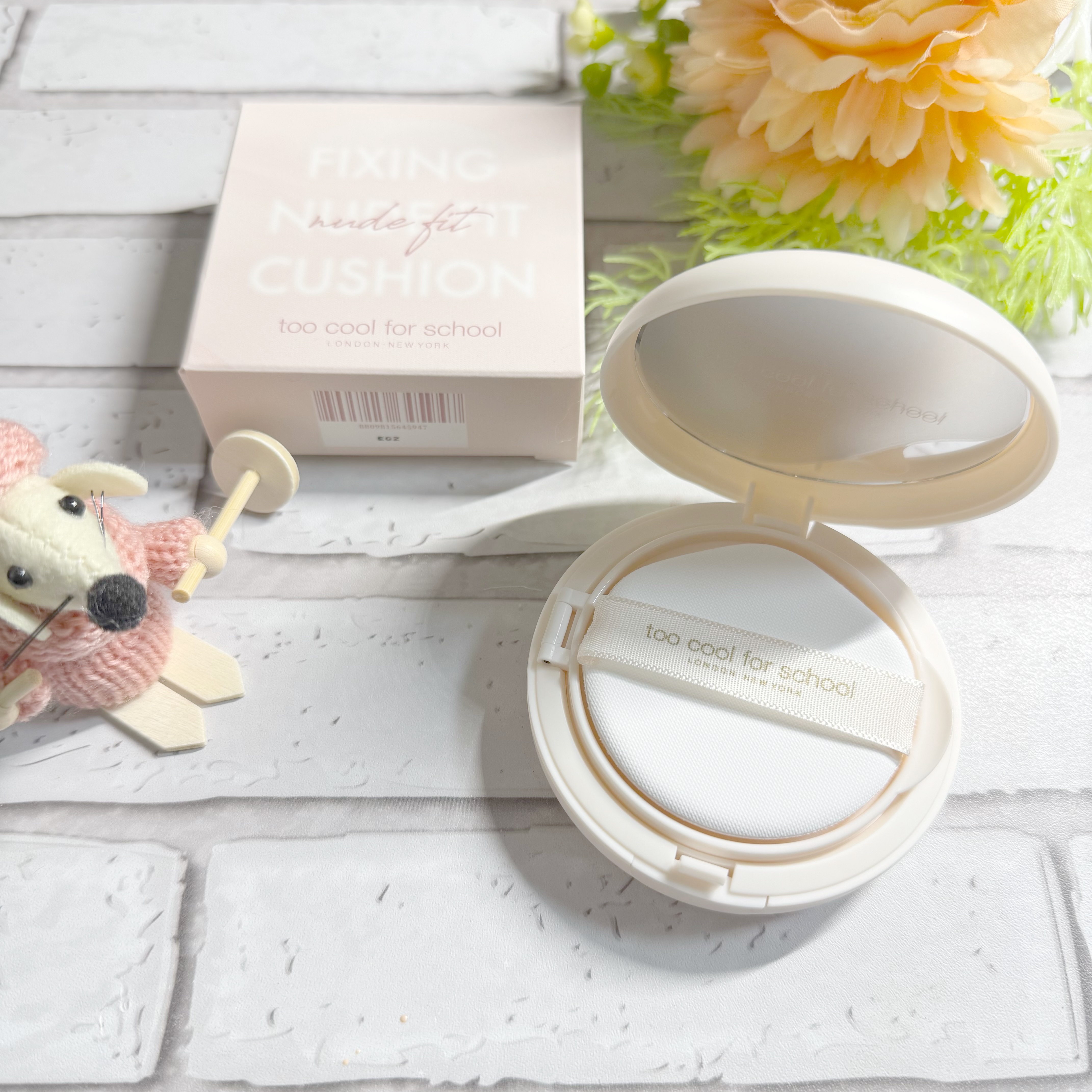 フィクシングヌードフィットクッション/too cool for school/クッションファンデーションを使ったクチコミ（2枚目）