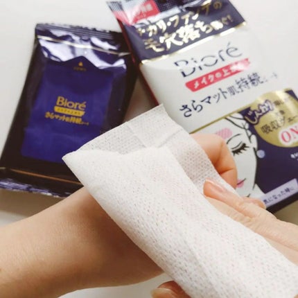 ビオレ メイク持続シート さらマット肌/ビオレ/フェイスシートを使ったクチコミ(5枚目)