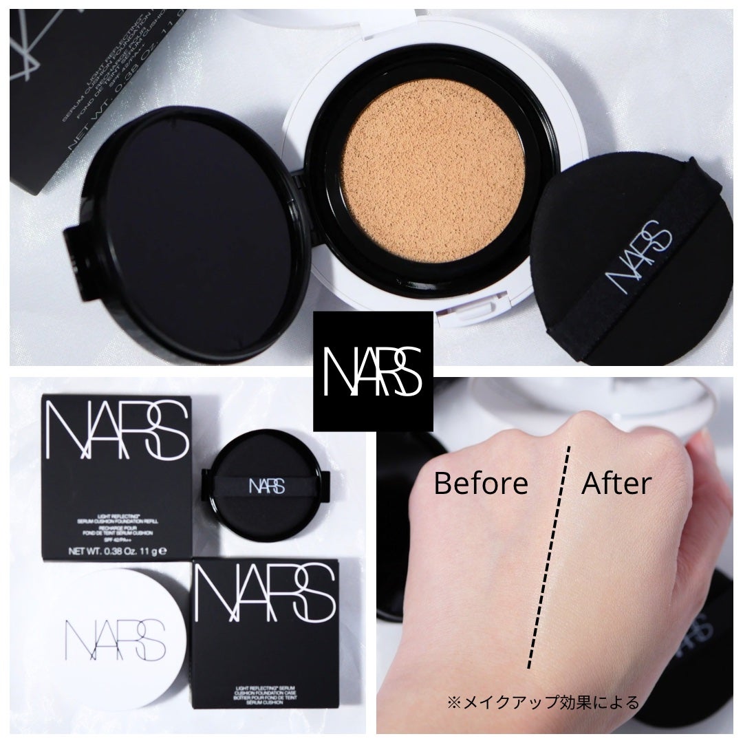 NARS ライトリフレクティング セラムクッション ファンデーション/NARS/クッションファンデーションを使ったクチコミ(1枚目)