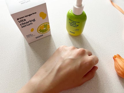 青みかんビタセラム/YADAH/美容液を使ったクチコミ(4枚目)