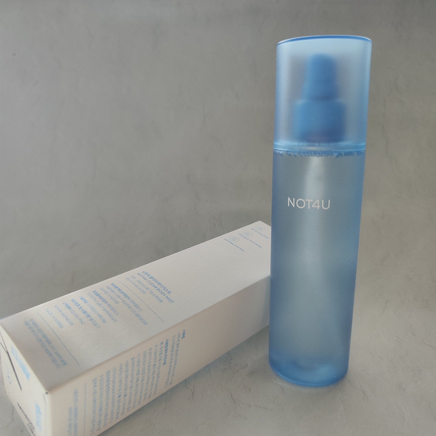 NOT4U クリア ボディミスト/NOT4U/ミスト状化粧水を使ったクチコミ(1枚目)