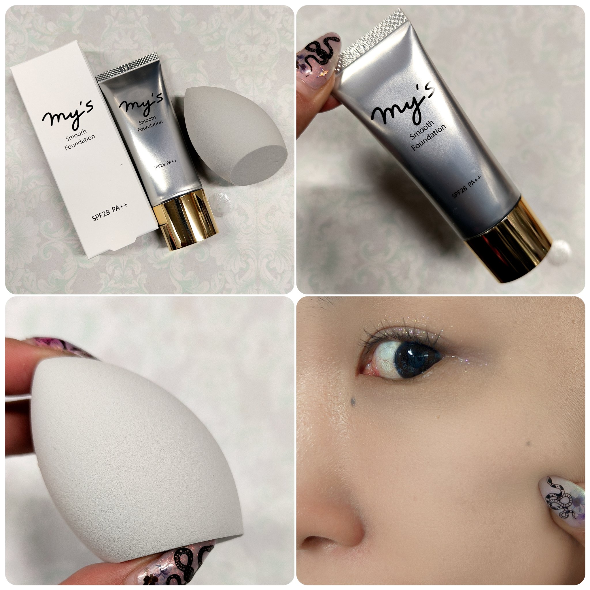スムースファンデーション〈医薬部外品〉/my's/リキッドファンデーションを使ったクチコミ（2枚目）