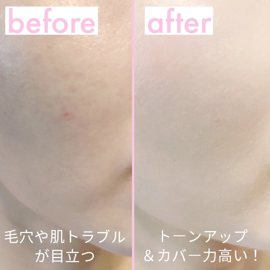 ピンクティーツリーカバークッション/APLIN/クッションファンデーションを使ったクチコミ(6枚目)