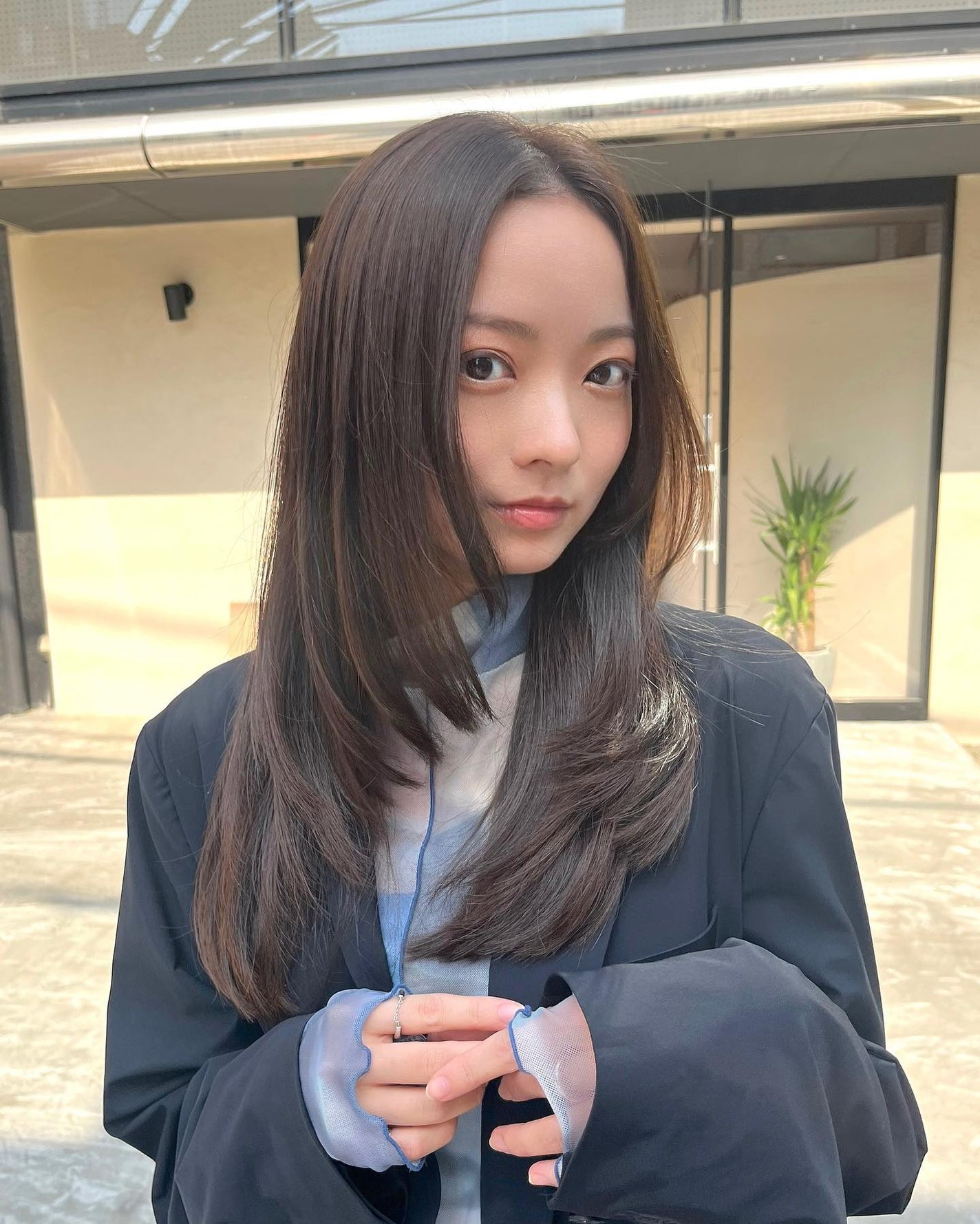 HARUNA on LIPS 「.大人なナチュラルヘア✨.韓国っぽく🌟ワンカールでやりすぎない..」(4枚目)