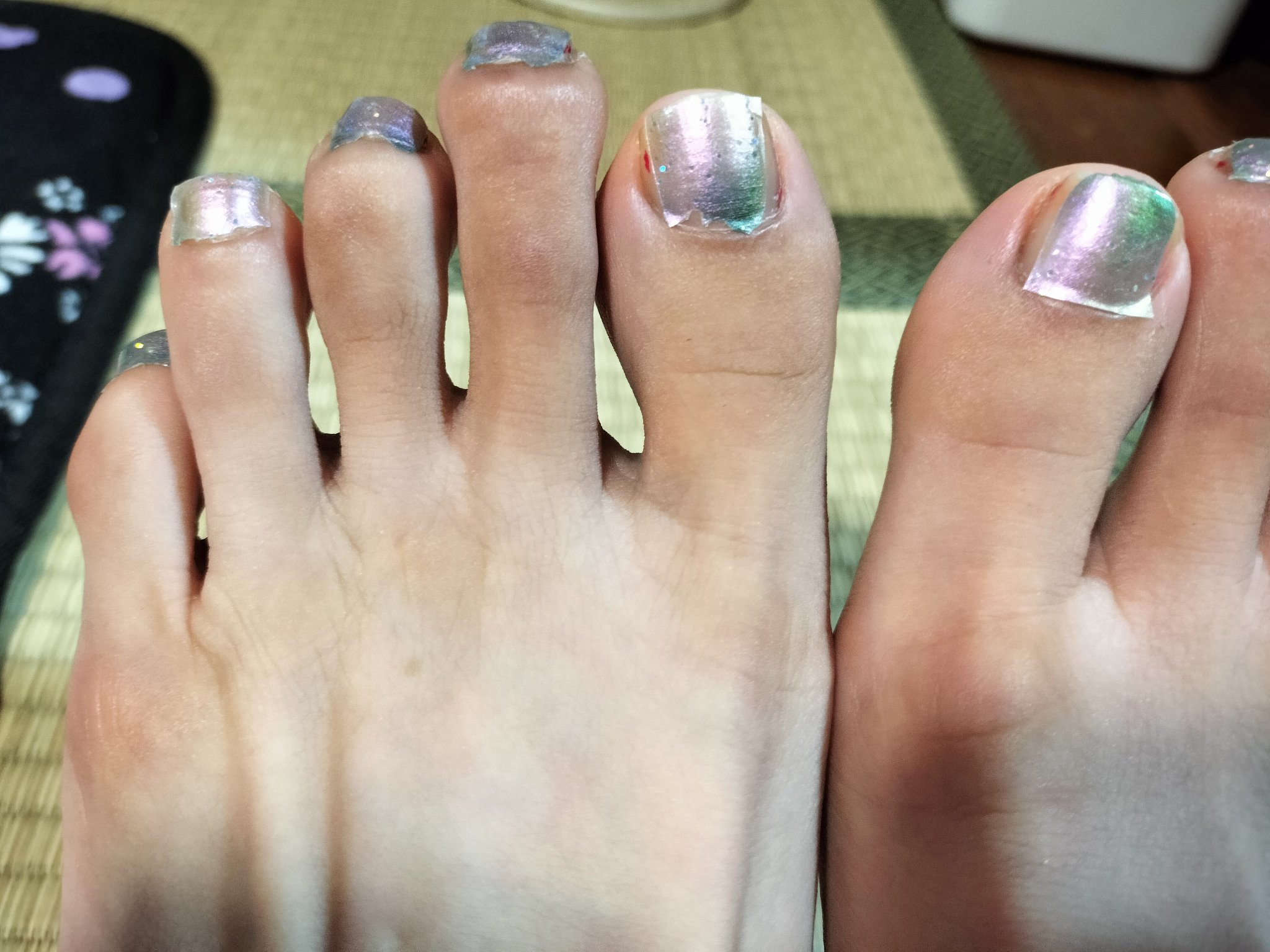 INCOCO インココ  マニキュアシート ピンク クォーツ (Pink Quartz) /インココ/ネイルシールを使ったクチコミ（2枚目）