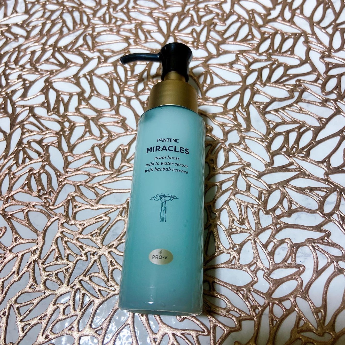 ミラクルズ うるおいブーストミルクウォーターセラム/パンテーン/アウトバストリートメントを使ったクチコミ(1枚目)