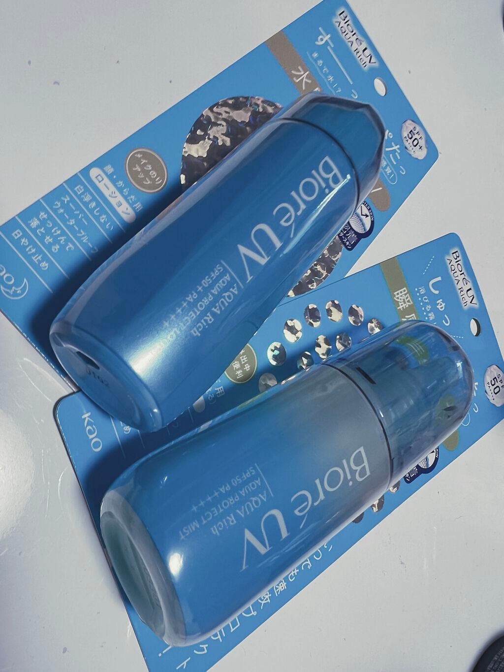 ビオレUV アクアリッチ アクアプロテクトローション(水層パック)/ビオレ/日焼け止めローションを使ったクチコミ(2枚目)