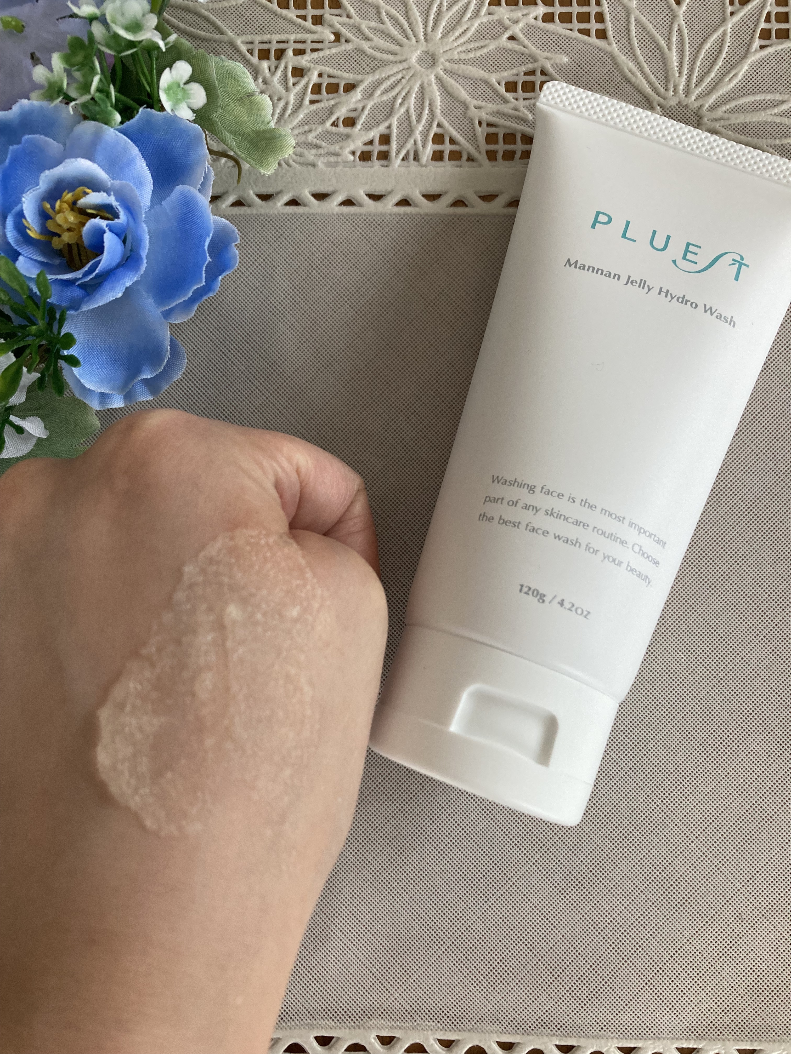 マンナンジェリーハイドロウォッシュ/PLUEST/洗顔料を使ったクチコミ（2枚目）