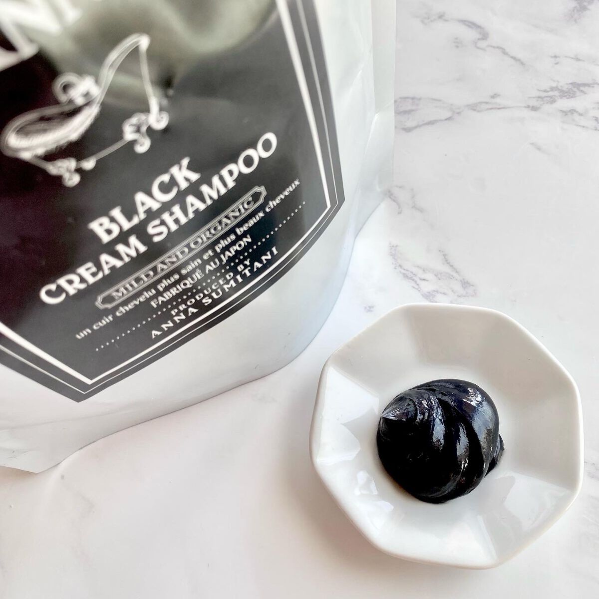 ブラッククリームシャンプー/creme de Ann/市販シャンプーを使ったクチコミ(7枚目)