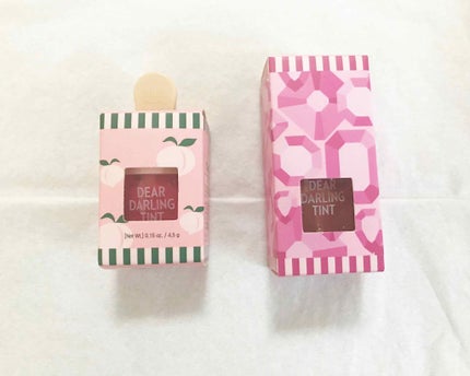 ディアダーリン ウォータージェルティント (アイスティント)/ETUDE/口紅を使ったクチコミ(3枚目)