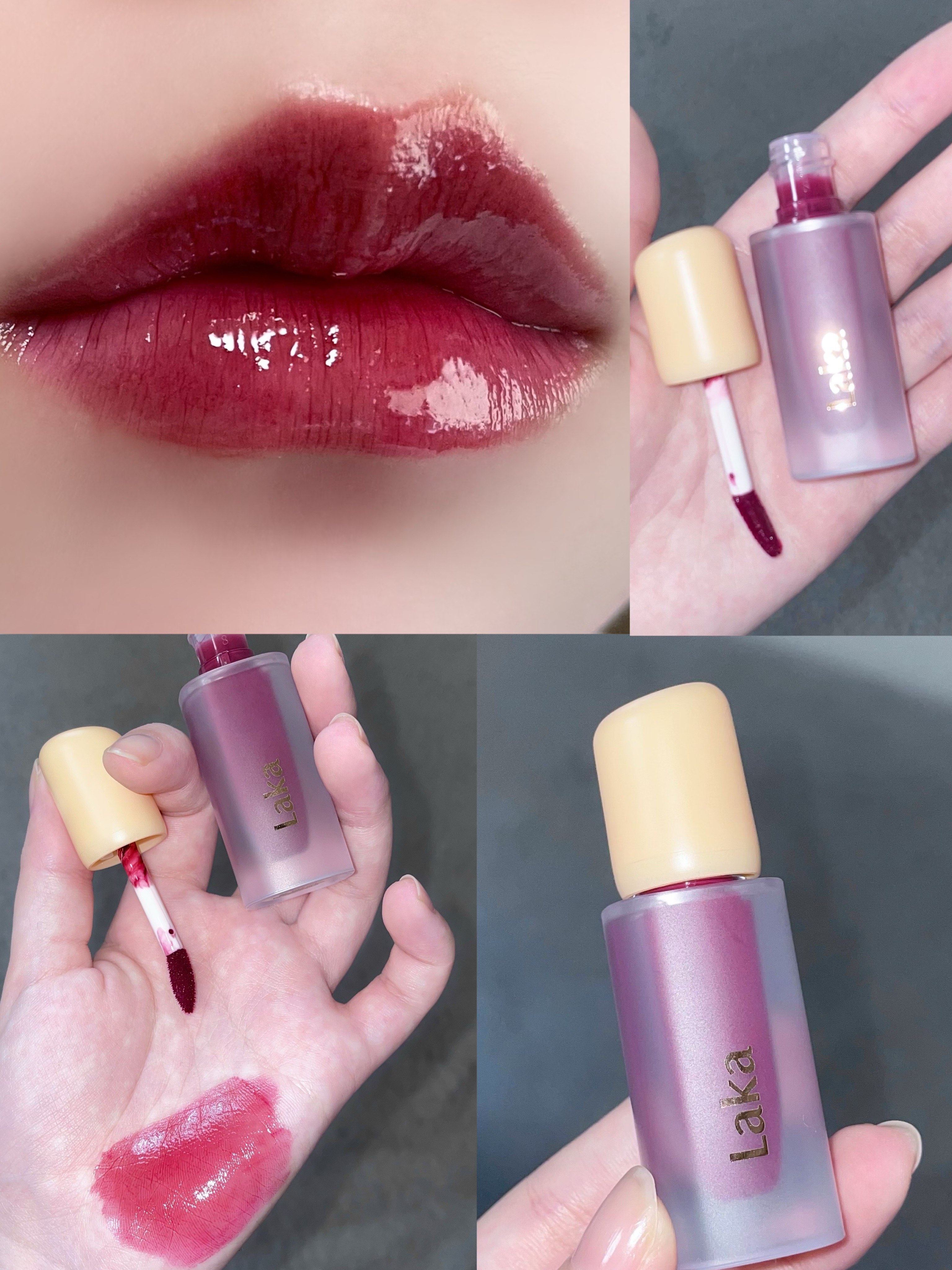 フルーティーグラムティント/Laka/リップティントを使ったクチコミ（2枚目）