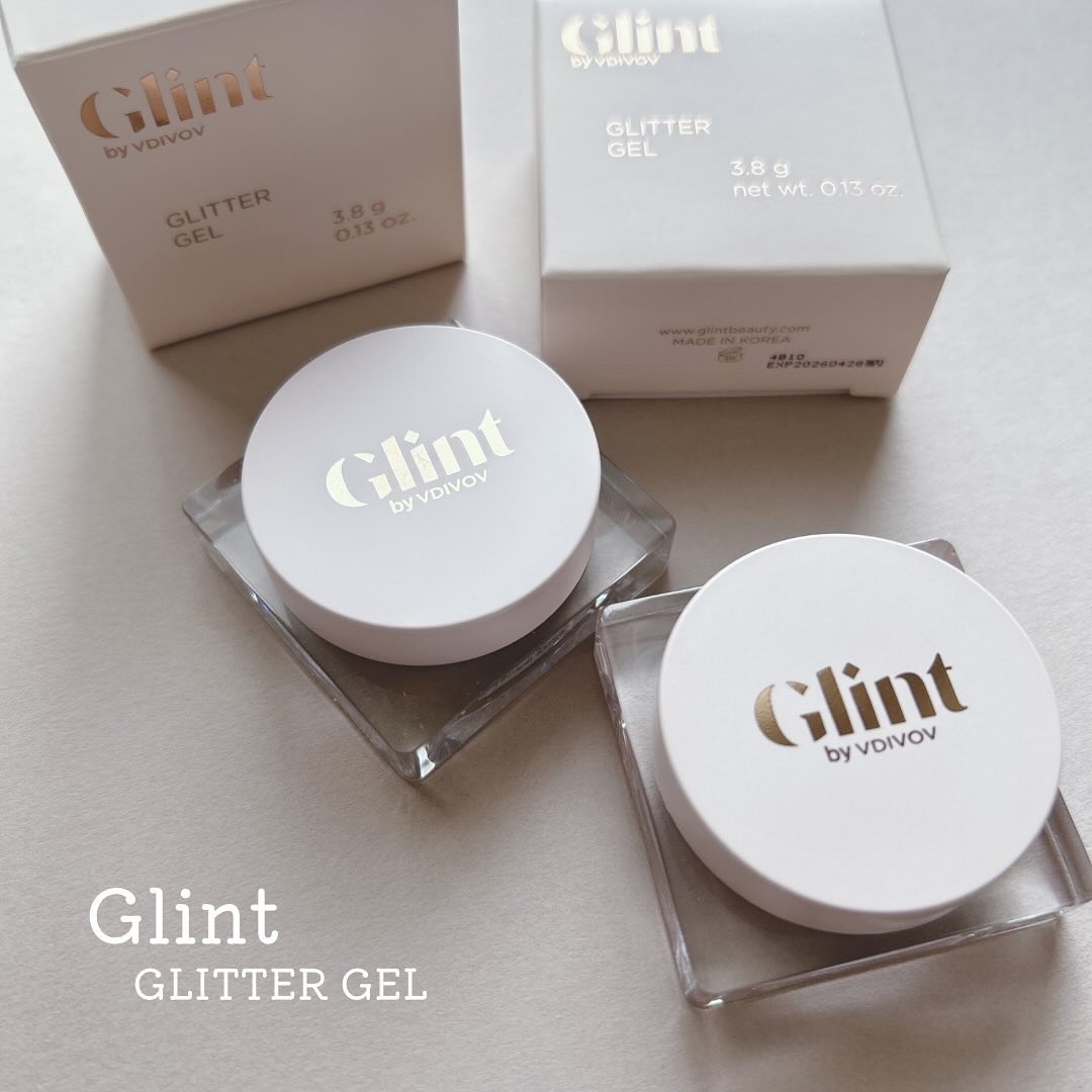 グリッタージェル  Gleamy Milk/Glint/グリッターを使ったクチコミ（1枚目）