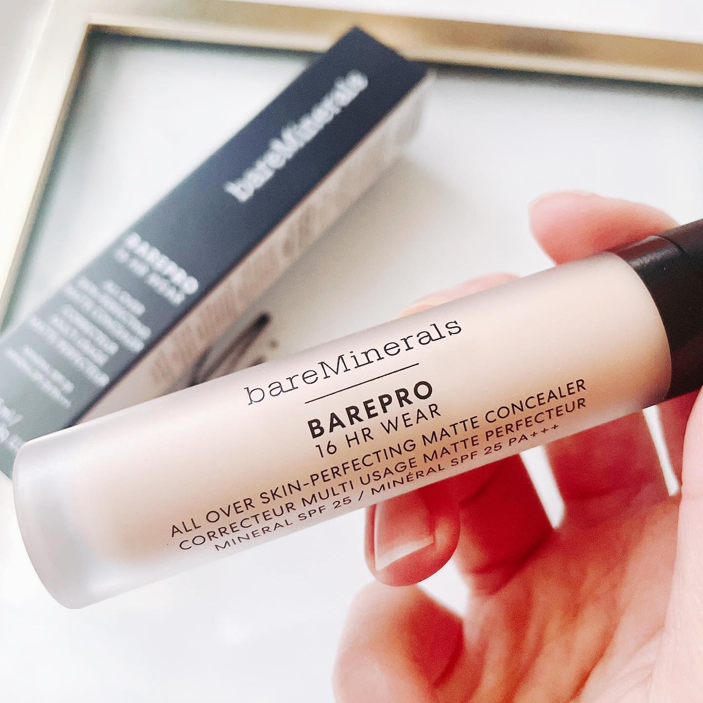 ベアプロ 16HR オールオーバー コンシーラー SPF25(PA+++)/bareMinerals/リキッドコンシーラーを使ったクチコミ(2枚目)