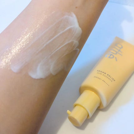 ヴィーガン リリーフ サン エッセンス /athé/日焼け止めクリームを使ったクチコミ(4枚目)