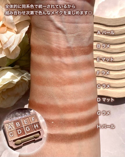 プティパレットアイズ/キャンメイク/パウダーアイシャドウを使ったクチコミ(4枚目)