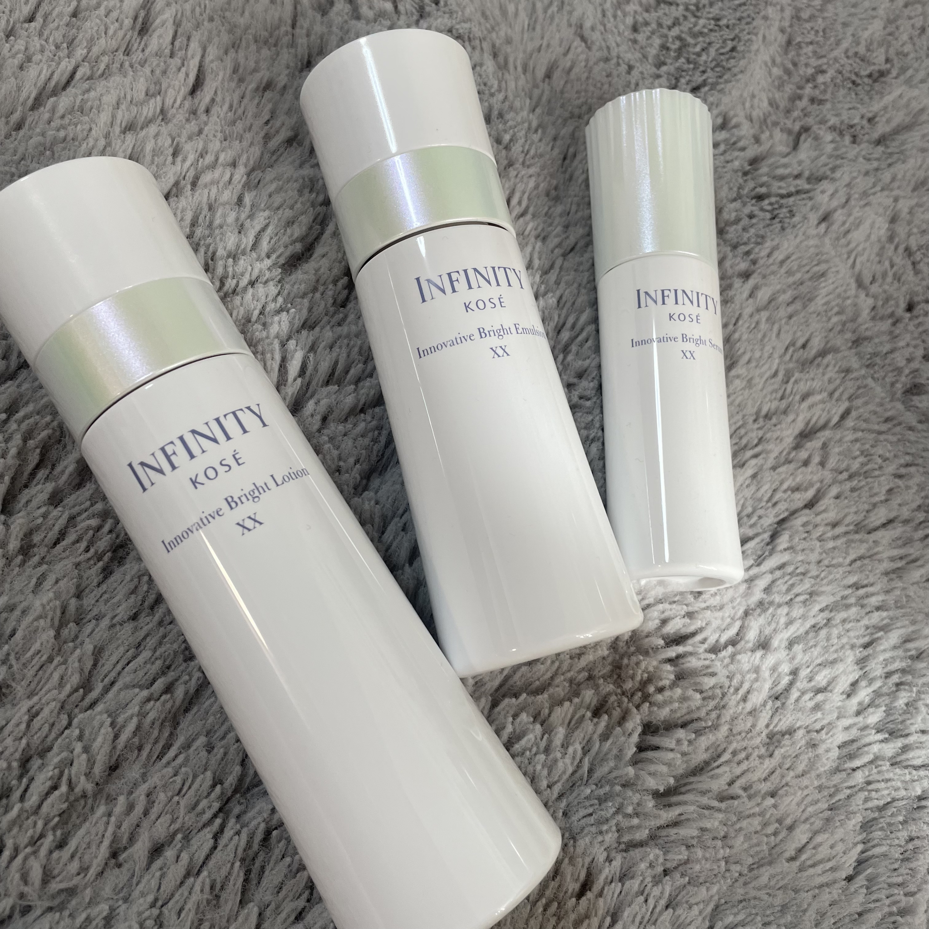 インフィニティ イノベイティブ ブライト エマルジョン XXのクチコミ「年齢に縛られない✨
コウジ酸×アラントインで
パールのように輝く素肌へ🤍

✼••┈┈••✼•.....」（1枚目）