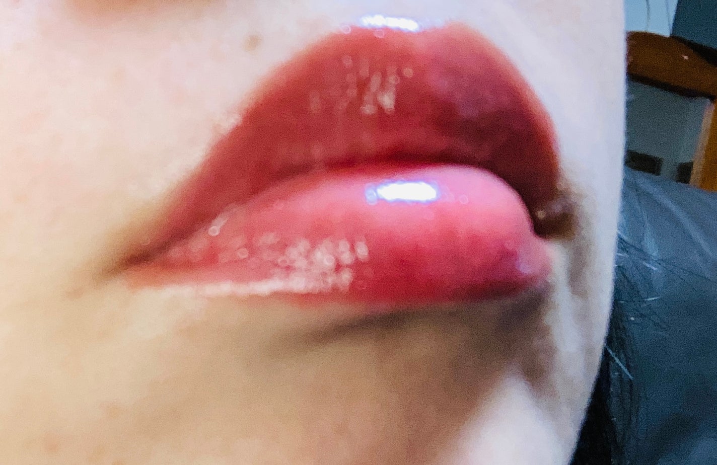 アンドバイロムアンド グラッシーボムティント/&nd by rom&nd/リップティントを使ったクチコミ(8枚目)