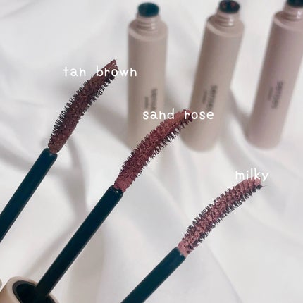 senses product nuance c long MASCARA のクチコミ「♡愛用品
センセスプロダクトのマスカラ
カラーマスカラ3本
明るめくすみブラウンの タンブラ.....」(2枚目)