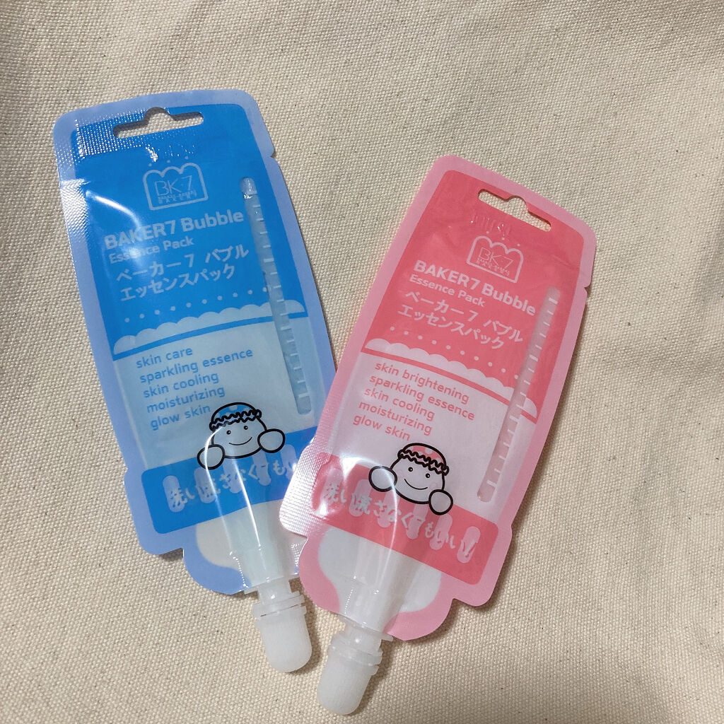 マジックバブルエッセンスパック（ブルー）/BAKER7/洗い流すパック・マスクを使ったクチコミ（2枚目）