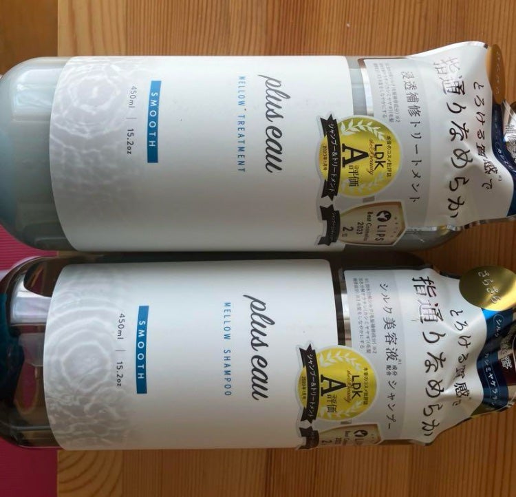 メロウシャンプー/メロウトリートメント/plus eau/市販シャンプーを使ったクチコミ(1枚目)