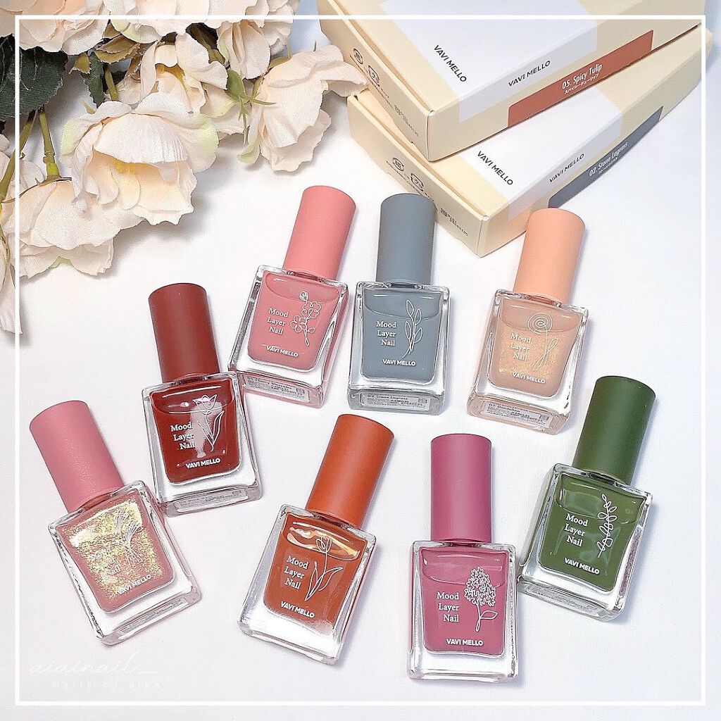 ムードレイヤーネイル/VAVI MELLO/マニキュアを使ったクチコミ(4枚目)