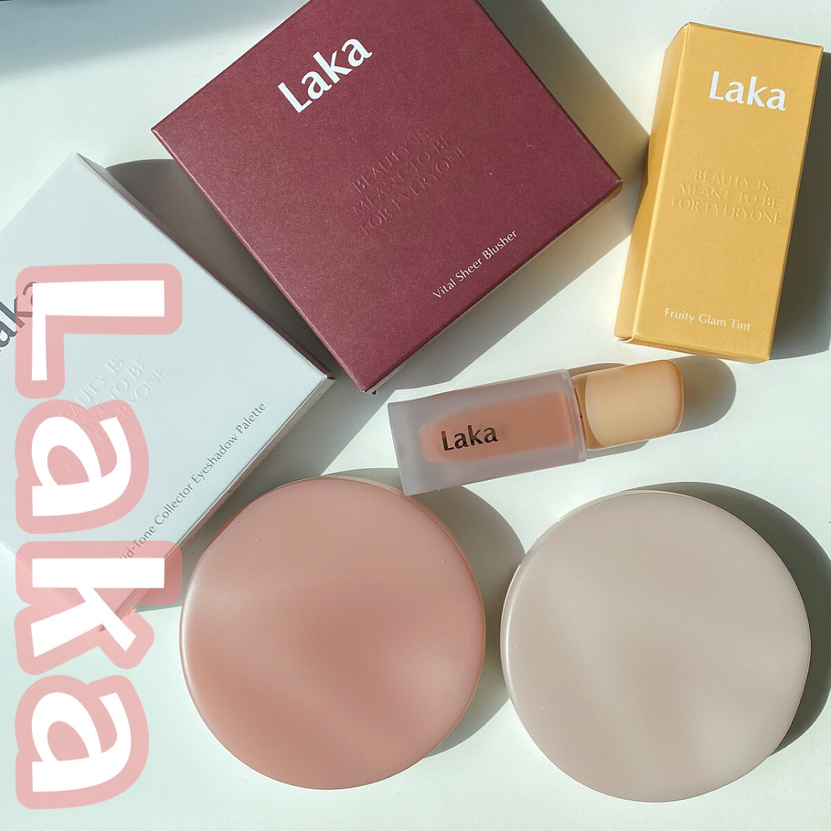 バイタルシアーブラッシャー/Laka/パウダーチークを使ったクチコミ（1枚目）