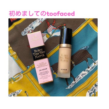 ボーン ディス ウェイ アンディテクタブル 24H マット ファンデーション/Too Faced/リキッドファンデーションを使ったクチコミ（1枚目）