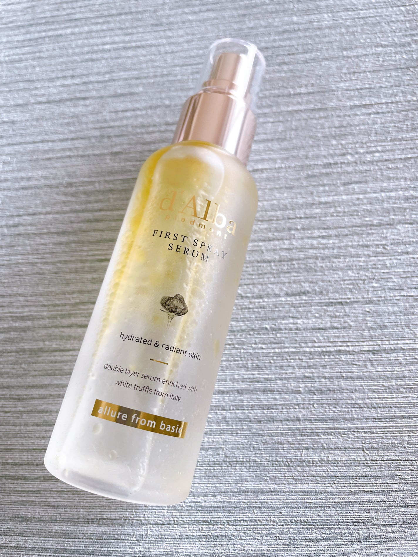 ダルバ ホワイトトリュフファーストスプレーセラム/ダルバ/ミスト状化粧水を使ったクチコミ(1枚目)