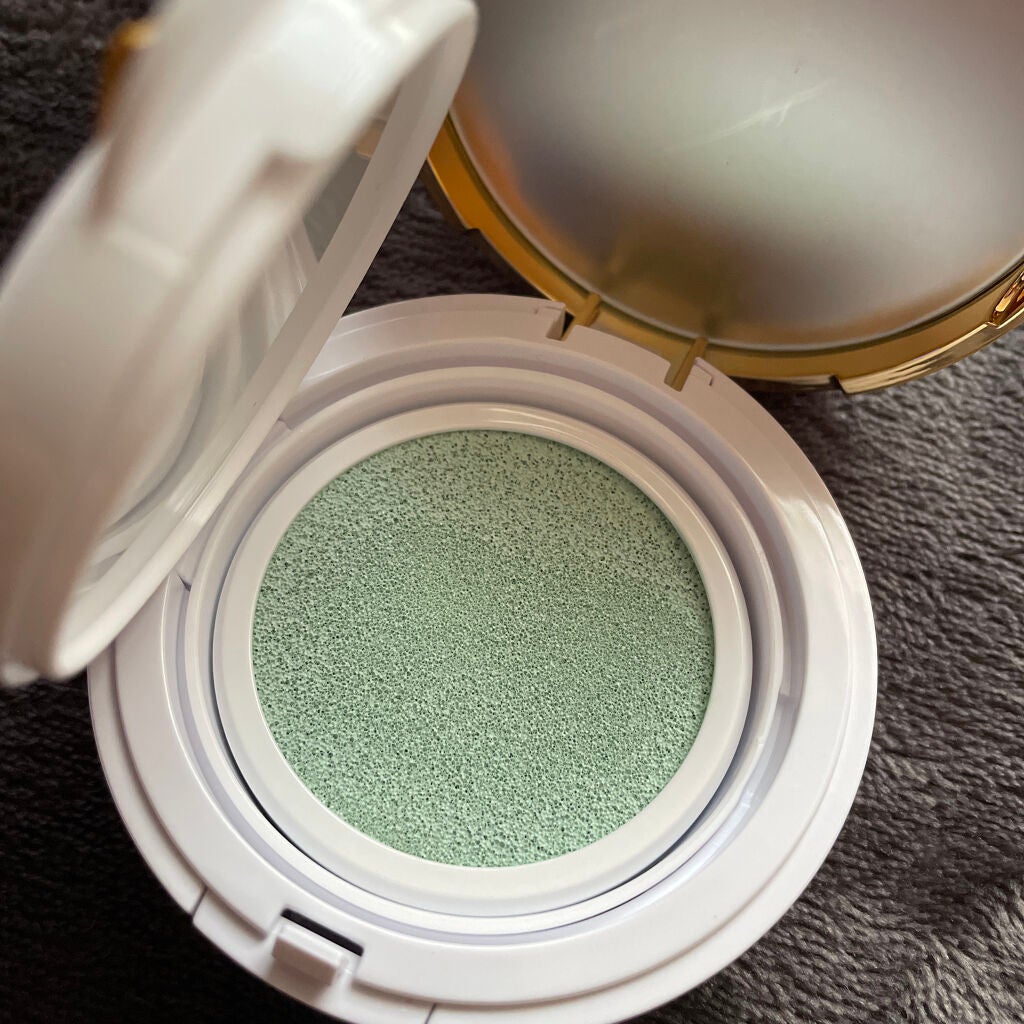 シカモイストクッションメイクアップベース/プレスカワジャパン/化粧下地を使ったクチコミ(3枚目)