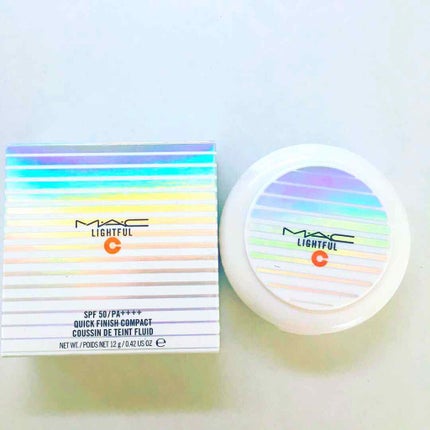 ライトフル C+ SPF 50 クイック フィニッシュ クッション コンパクト/M・A・C/クッションファンデーションを使ったクチコミ(1枚目)