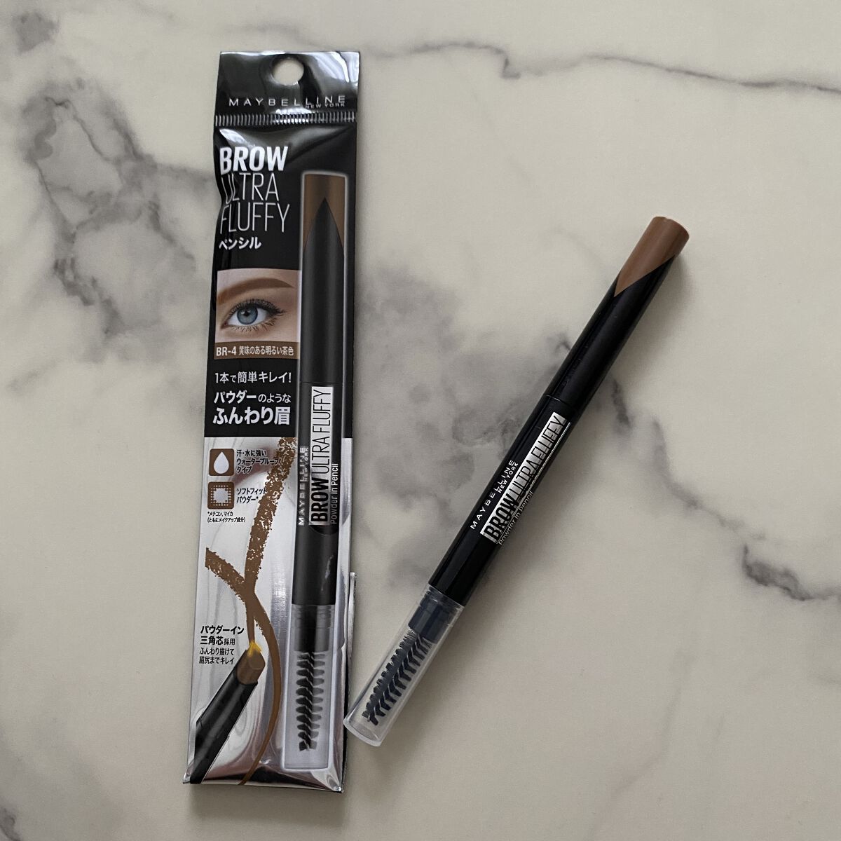 ファッションブロウ パウダーインペンシル N/MAYBELLINE NEW YORK/アイブロウペンシルを使ったクチコミ（1枚目）