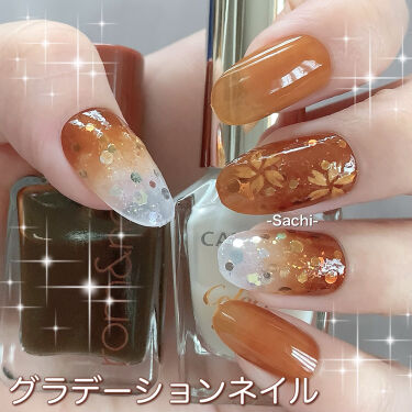 カラフルネイルズ キャンメイクを使った口コミ クリアブラウンがおしゃれな桜ネイルのご紹介 By Sachi 乾燥肌 Lips