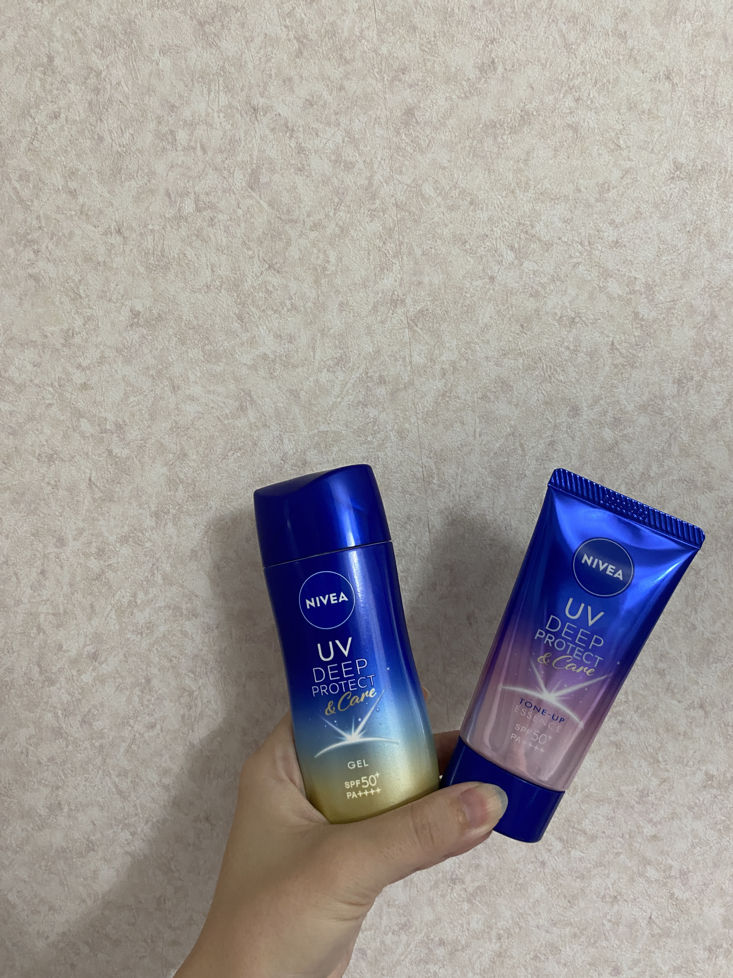 ニベアUV ディープ プロテクト＆ケア トーンアップ エッセンス/ニベア/日焼け止めローションを使ったクチコミ（1枚目）