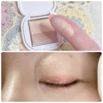 アイカラー/media luxe/アイシャドウパレットを使ったクチコミ(3枚目)