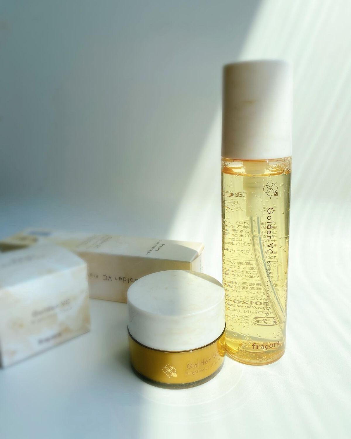 ゴールデンVC ブライト カプセルドリップ/fracora/化粧水を使ったクチコミ（1枚目）