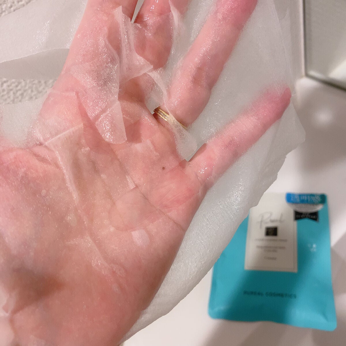 クリアエッセンスマスク/ピュレア/シートマスク・パックを使ったクチコミ(2枚目)