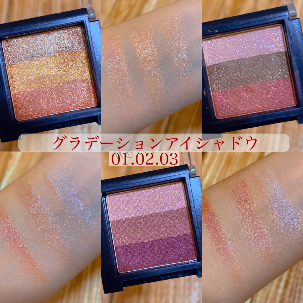UR GLAM　GRADATION EYESHADOW/U R GLAM/アイシャドウパレットを使ったクチコミ（2枚目）